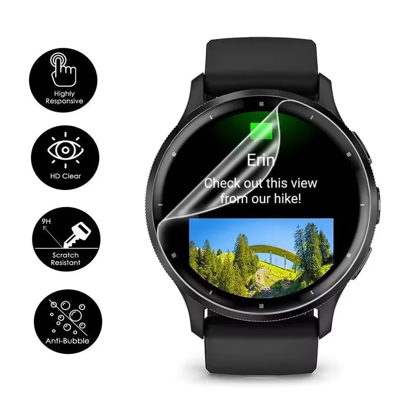 Garmin Uhrenzubehör Hydrogel Bildschirm Schutz, transparent, Unisex - Bild 4