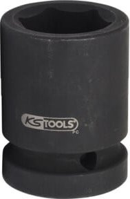 KS Tools 3.1/2 Zoll Sechskant-Kraftstecknuss aus Chrom-Molybdän in Schwarz, Höhe: 120 mm - Bild 1