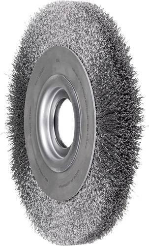 PFERD Rundbürste POS RBU ungezopft aus Stahl-Draht mit 0,30 mm Drahtstärke für Metall und Holz, Durchmesser: 250 mm, Bohrung: 30 mm - Bild 1