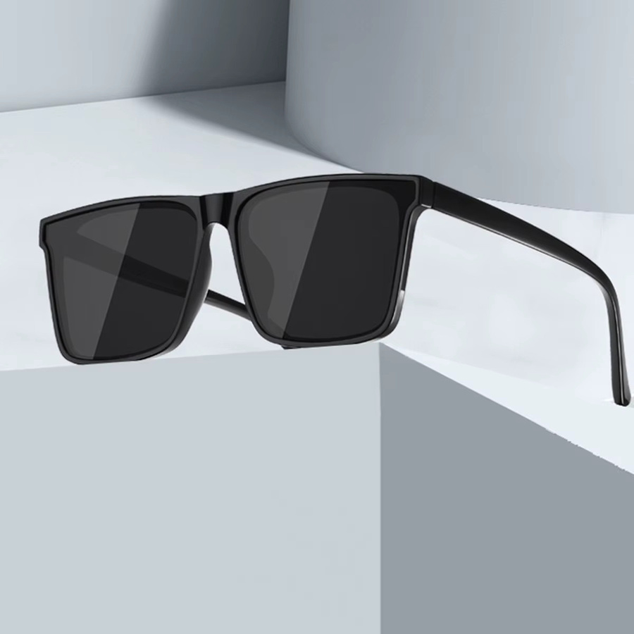 Quadratische Sonnenbrille für Männer, Vollrand, Multicolor, Kunststoff - Bild 5