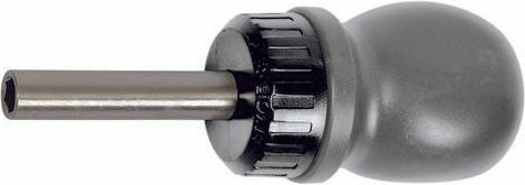 AVIT Werkstatt Ratschen-Schraubendreher 1/4 Zoll (6,3 mm) in Grau - Bild 1