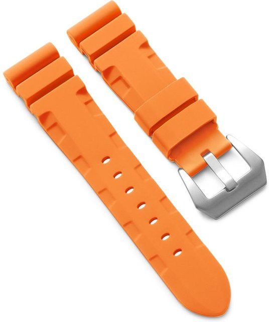Panerai Uhrenarmband Silikon, orange, 22mm 24mm 26mm, Unisex - Bild 1