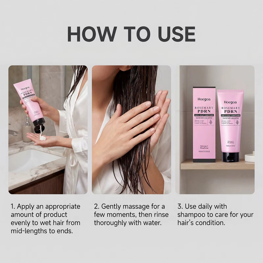 Hoegoa Rosmarin Shampoo & Conditioner Set für trockenes Haar - Bild 2
