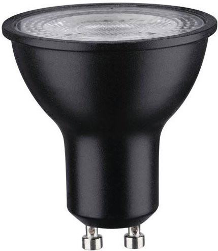 Paulmann LED GU10 Reflektor 29166 in Schwarz, 8W, Warmweiß, dimmbar, Durchmesser: 50 mm, Höhe: 54 mm - Bild 1