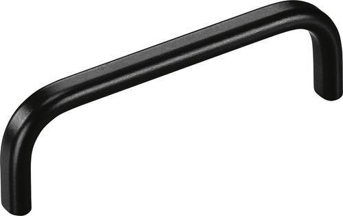 Rohde Universalgriff Bow in Schwarz Matt aus Aluminium, 4er-Set, L x B x H: 20,8 x 1,2 x 4,0 cm - Bild 1