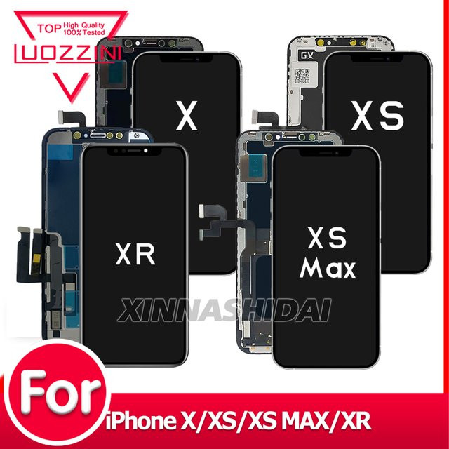 uozzini TFT LCD Display Touchscreen Digitizer für iPhone X XS MAX XR in Schwarz - Bild 1