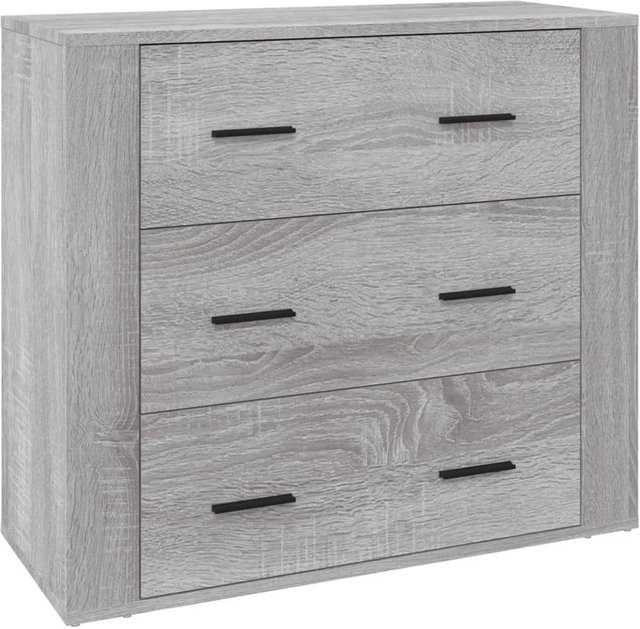 vidaXL Sideboard Grau Sonoma aus Holzwerkstoff B/H/T: 80 x 70 x 33 cm - Bild 1