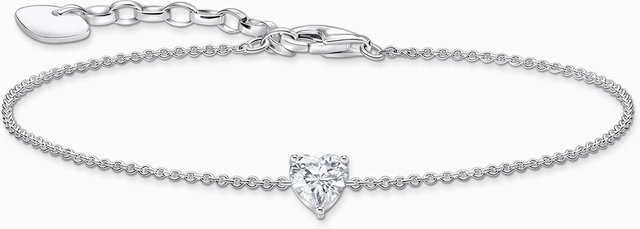 Thomas Sabo Armband 925 Silber, Zirkonia, Herz, Damen - Bild 1