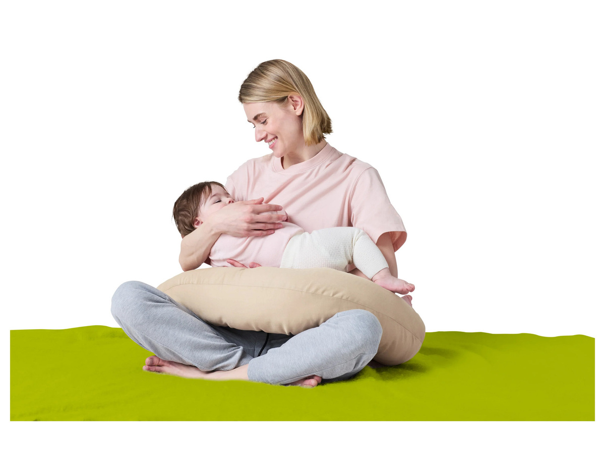 LUPILU Multifunktionskissen Bolster aus Baumwolle, Braun, B/H: 140 x 20 cm - Bild 2