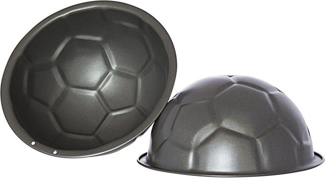 Schneider Walter Backform Fussball, Keramik, Anthrazit, rund, 2,75 l - Bild 1