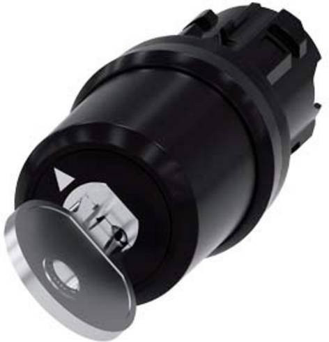 Siemens Schlüsselschalter 3SU1000-5QF11-0AA0 Schwarz IP69K aus Kunststoff - Bild 1
