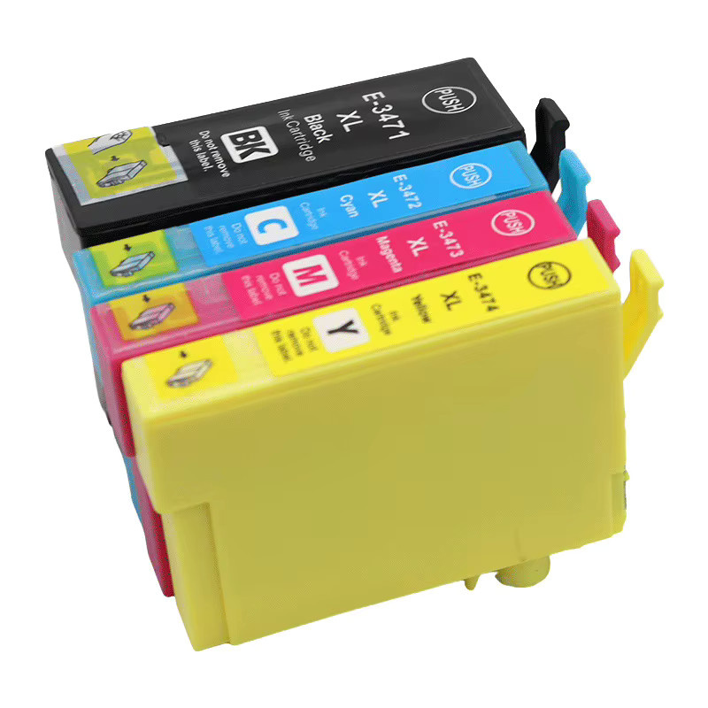 Kompatible Tintenpatronen 34XL T3471 T3472 T3473 T3474 für Epson WorkForce Pro WF-3720 WF-3725 WF-3720DWF WF-3725DWF - Bild 2