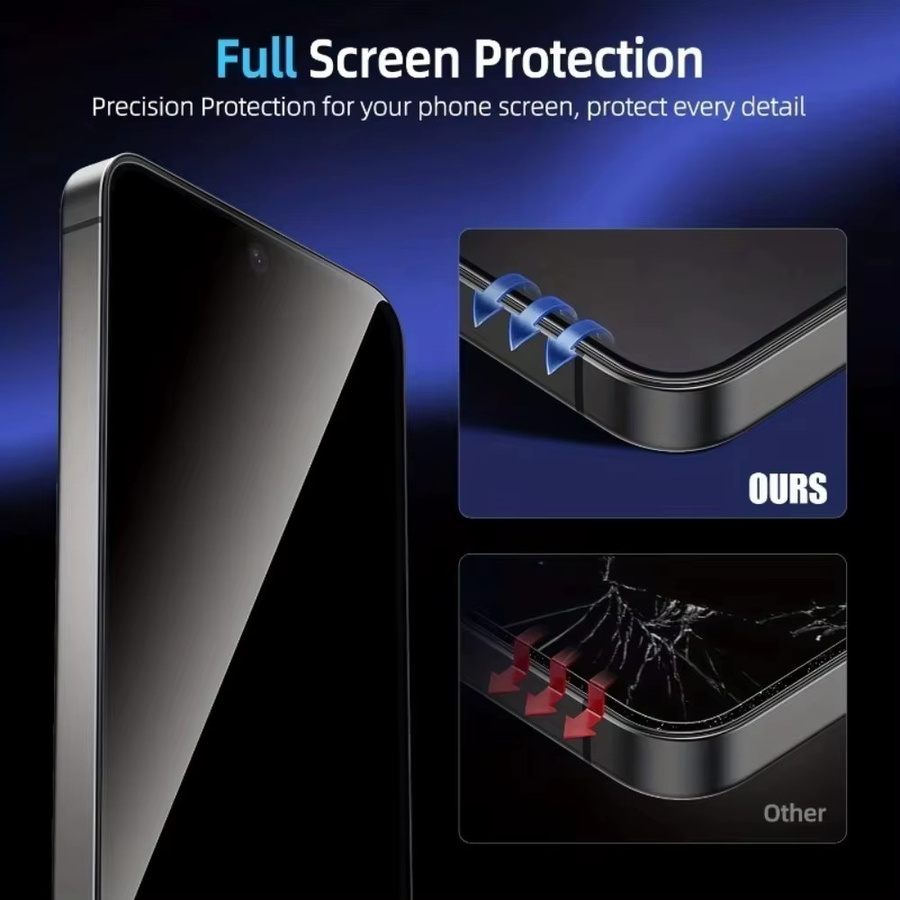 Samsung Galaxy S26 Ultra Displayschutz aus gehärtetem Glas, 1–4 Stück, transparent, 9H HD kratzfest - Bild 3