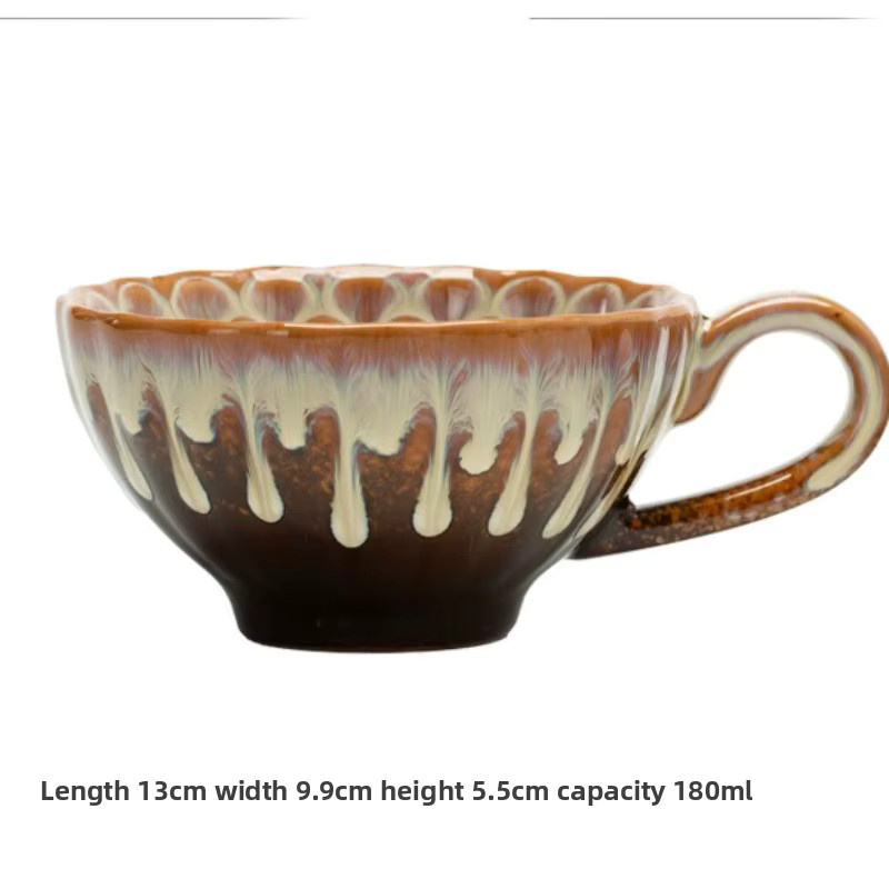 Retro Keramiktasse für Kaffee und Tee im exklusiven Design - Bild 3