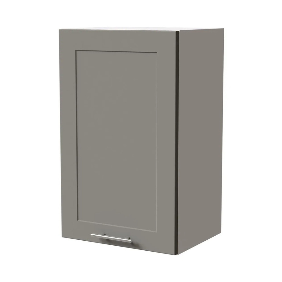 Feldmann-Wohnen Hängeschrank Oslo Küchenschrank Weiß und Staubgrau Matt mit Soft-Close-Türen, B/T/H: 45 x 32,5 x 72 cm - Bild 2