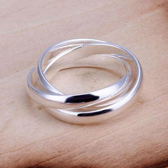 KTJ Bandring, Dreifacher Kreis, gray, Damen - Bild 1