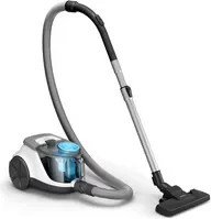 Philips Serie 2000 Bodenstaubsauger beutellos in Weiß-Blau mit 850W - Bild 2