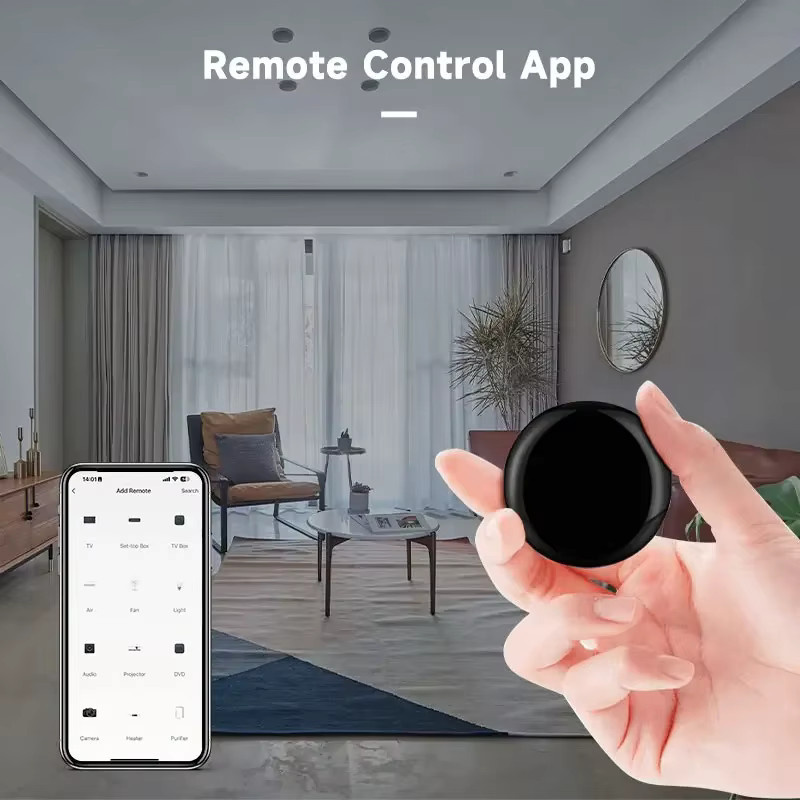 Tuya WiFi IR Universal Fernbedienung Smart Home Infrarot Controller in Schwarz für Alexa und Google Home - Bild 3