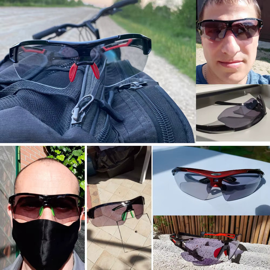 ROCKBROS Sportsonnenbrille, black, Kunststoff, selbsttönend - Bild 4