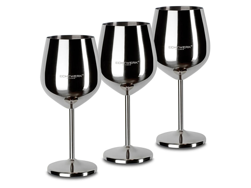 ECHTWERK Edelstahlgläser Silber 0,5 l (6er Set) - Bild 3