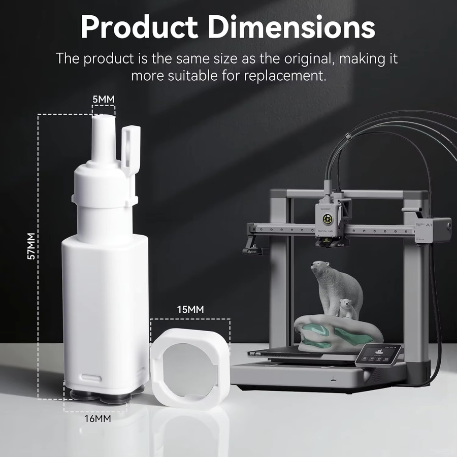 Original AMS Lite 5-Wege-Filament-Hub für Bambu Lab A1 und A1 Mini, Mehrfarbiger Druckrohr-Verbinder in Weiß - Bild 2