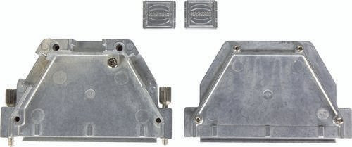 HARTING Schalengehäuse aus Zinkdruckguss in Silber, Artikelnummer 61 03 001 0018 - Bild 1