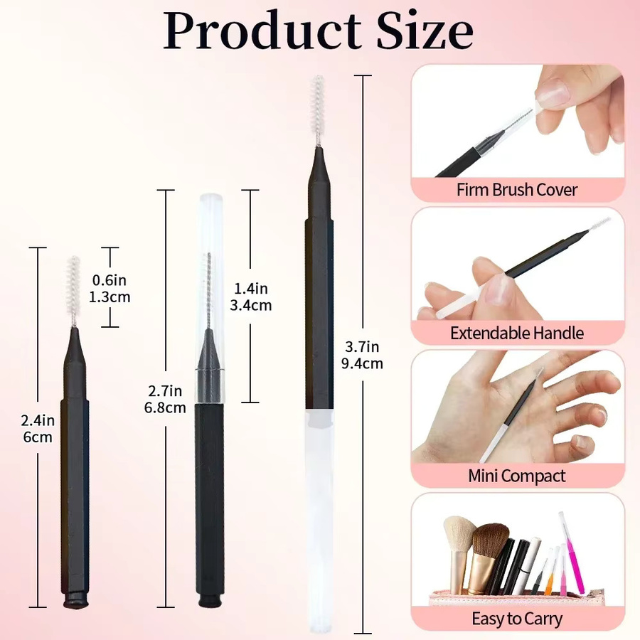 MAYOOC LASH Einweg Mini Augenbrauen- und Wimpernpinsel, Unisex - Bild 2