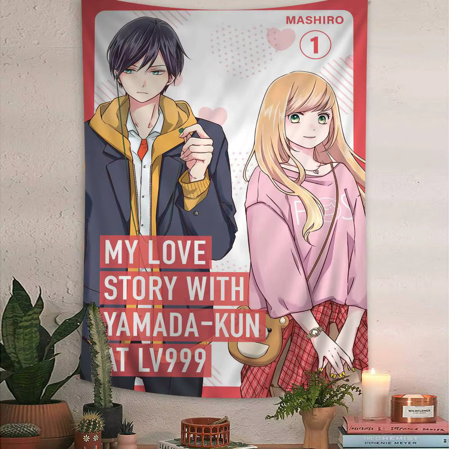 Anime Wandteppich My Love Story mit Yamada-kun bei Lv999 im Hippie-Boho-Stil zur Heimdekoration - Bild 2