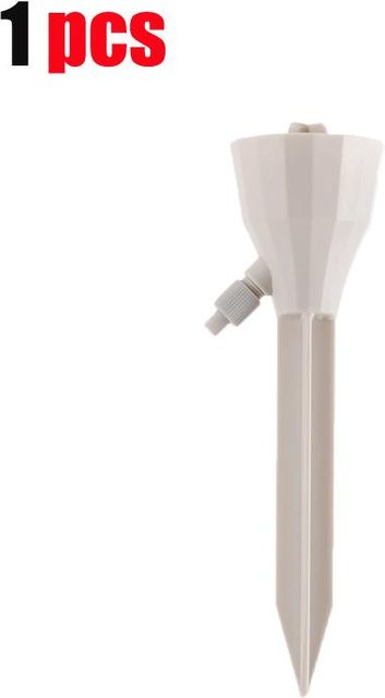 3-teiliges verstellbares Tropfbewässerungssystem von Lucky Black Cat mit Flow Control für Topfpflanzen, Beige - Bild 1
