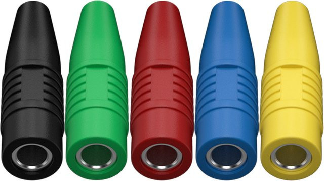 JZDZ 10 Stück Bananenstecker Buchsen 4mm Elektrische Steckverbinder DIY-Teile Multicolor - Bild 1