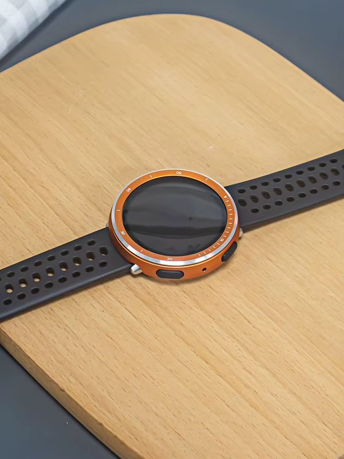 Uhrenzubehör für Amazfit Active 2, Edelstahl, Schwarz, Unisex - Bild 4