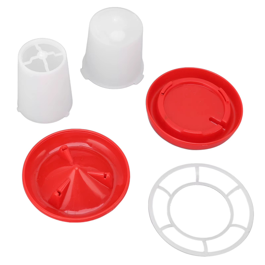 TOPINCN Küken-Futter- und Bewässerungsset aus Kunststoff mit Rotationshülsen-Design für Tauben, Küken und Geflügel - Bild 2