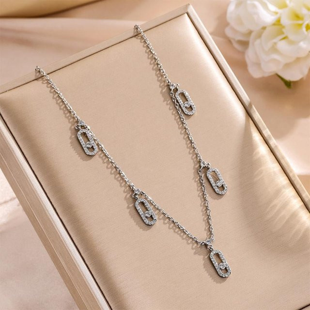Lucky Star Jewelry Schmuck-Set, Kupfer, Silber, Zirkonia, Damen - Bild 1
