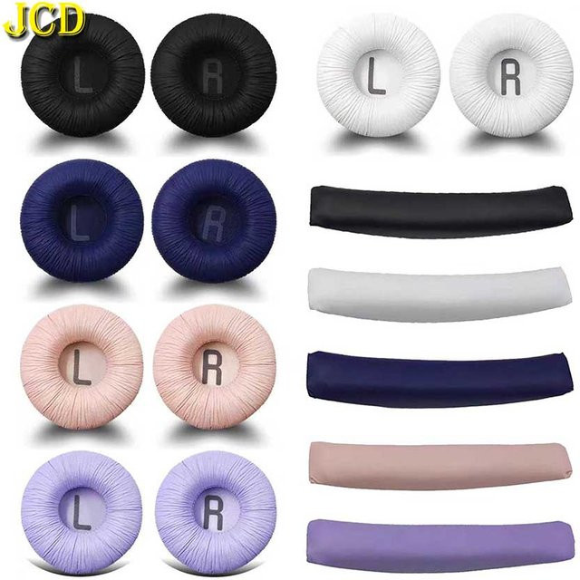 JCD Headset Polsterset aus Schaum in Schwarz für JBL Tune 600 T450 T520BT T500BT T510BT JR300BT - Bild 1