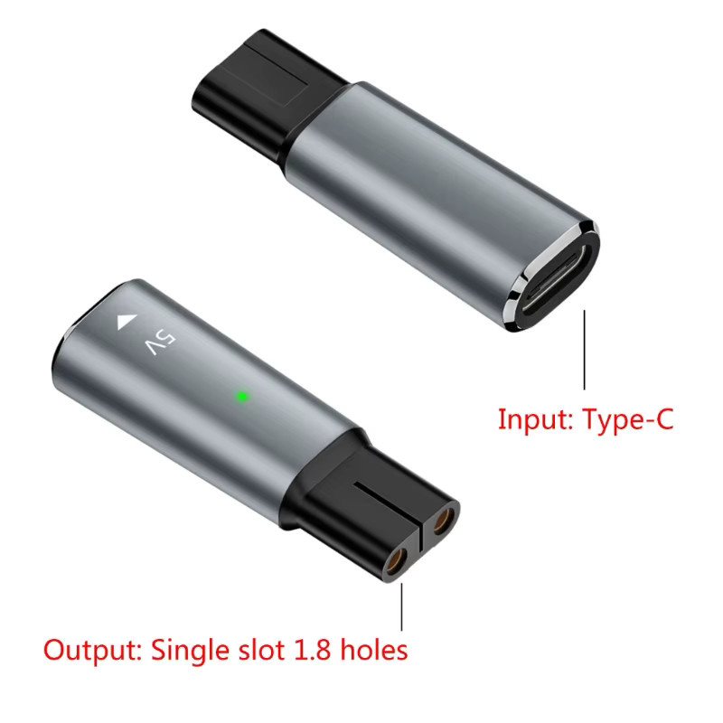 USB-C zu DC Rasierer Ladeadapter Kabel Konverter für 4.3V 5V 8V 15V in Multicolour - Bild 2