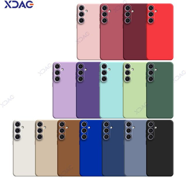 Quadratische Flüssigsilikon Schutzhülle für Samsung Galaxy S25 Plus Ultra und Samsung S25 Ultra in Grün - Bild 1