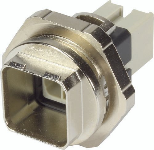 HARTING Wanddurchführung 09352310312 aus Edelstahl in Silber mit 5 Polen - Bild 1
