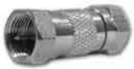 Unex Verbinder FKV 2 Adapter F-Anschluss in Silber - Bild 1