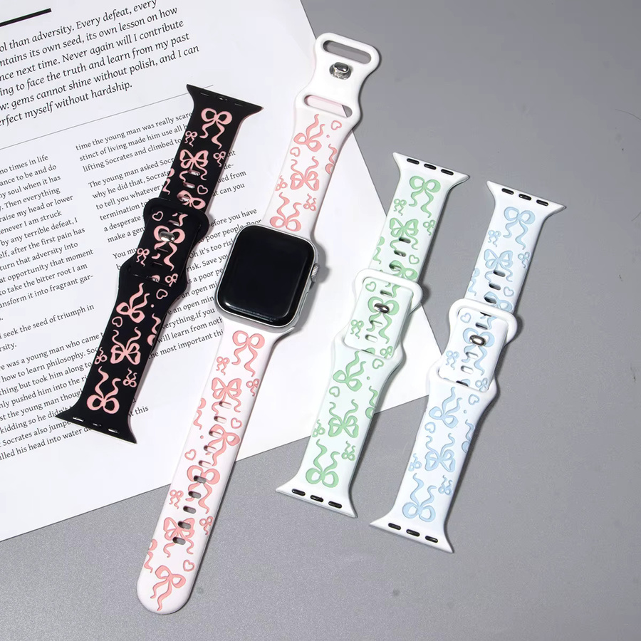 FancyWrist Uhrenarmband Silikon, Weiß, Verspielt - Bild 2