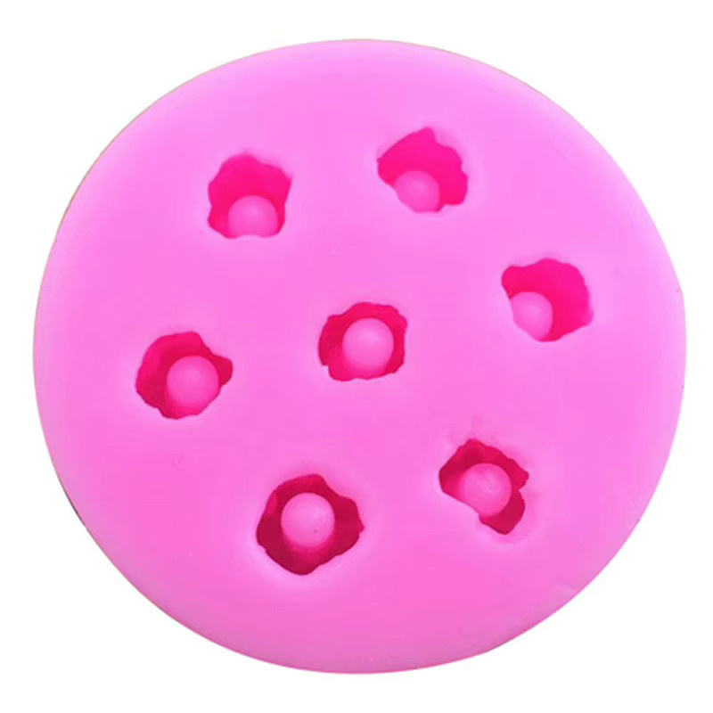 Silikon Backform für 3D Obst Motive wie Blaubeeren und Himbeeren in Pink zur Dekoration von Kuchen, Schokolade und Kerzen - Bild 2