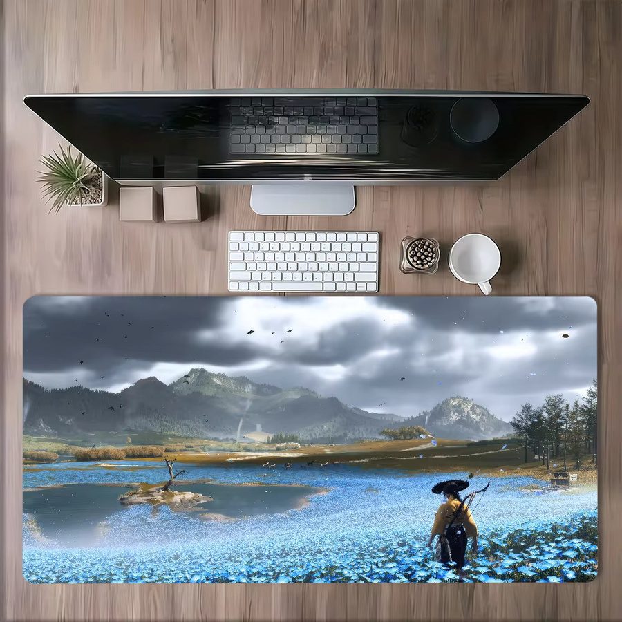 Game Cool G-Ghost of Yotei Gaming Mauspad, rutschfest und verdickt, Multicolor - Bild 4
