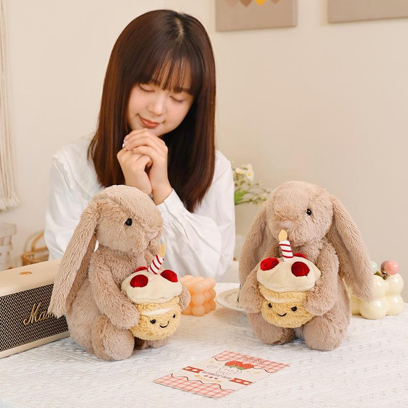 Boutique Toy Tribe Kuchen-Hase Plüschtier, 20cm - Bild 2