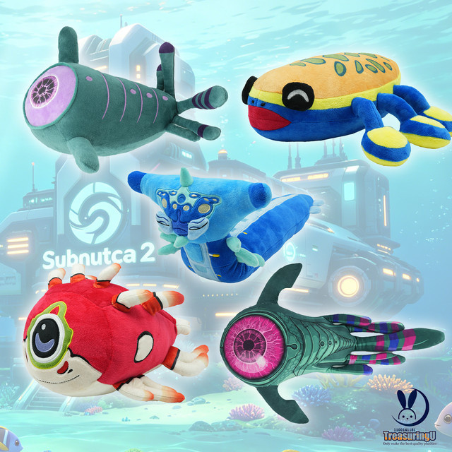 TreasuringU Subnautica Oculus Crashfish und Hoverfish, Stoffpuppen, Plüschtiere - Bild 1