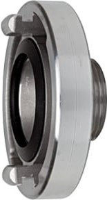 Riegler Storz-Festkupplung aus Aluminium in Silber, Storz-Größe 110-A, KA 133 mm, G 4 AG - Bild 1