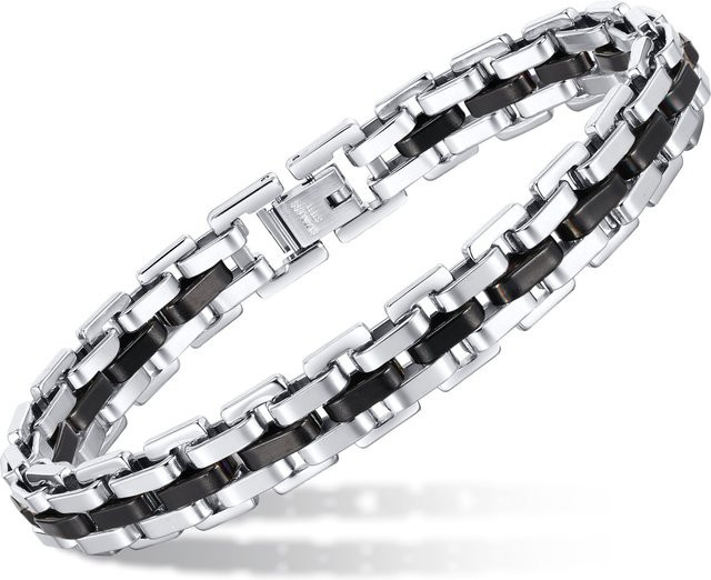 prjewel Armband Edelstahl, Silber, Herren - Bild 1