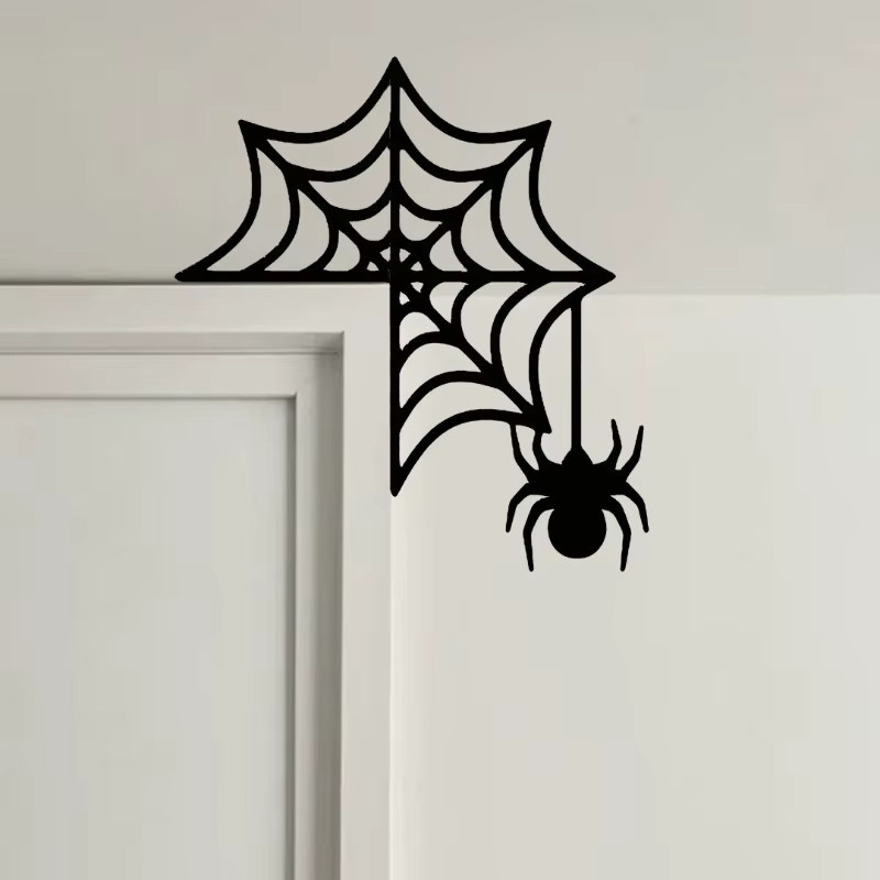 CIFBUY Cartoon Wandskulptur für Türrahmen in Schwarz als Halloween- und Weihnachtsdekoration mit Tiermotiven - Bild 3