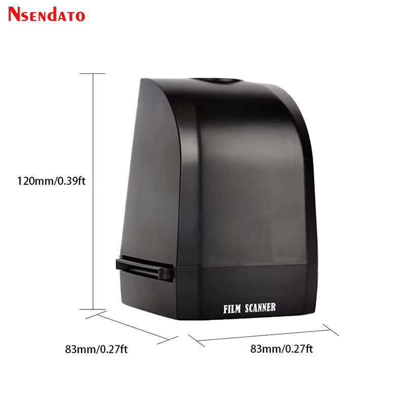 Nsendato Tragbarer Film- und Diascanner 8MP für 35mm und 135mm Negative in Schwarz - Bild 4