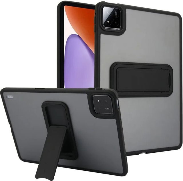 Xiaomi Schutzhülle für Poco Pad X1 11,2 Zoll und POCO M1 12,1 Zoll, TPU und PC Hybrid Hülle mit klappbarem Ständer, Schwarz - Bild 1