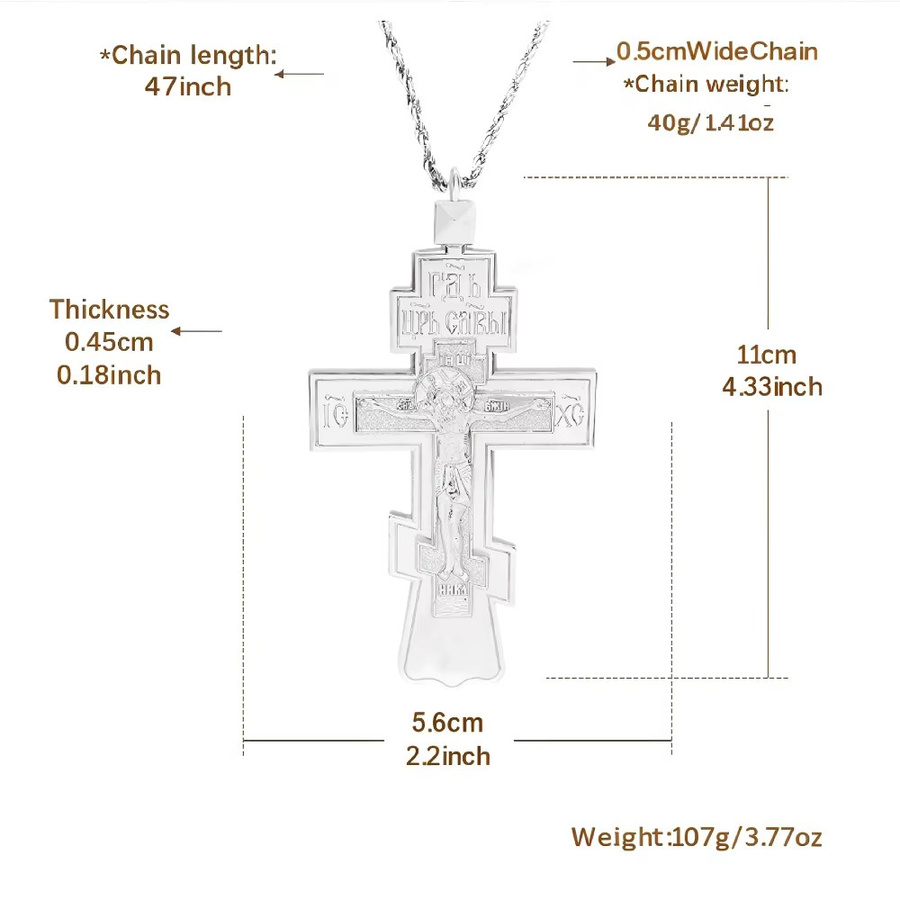 Anhänger Kreuz, Legierung, Gold, Unisex - Bild 3