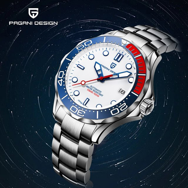 PAGANI DESIGN Armbanduhr, Automatik, Edelstahl, Saphirglas, Herren - Bild 1